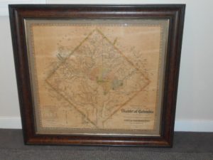Framed Map of Washington, D.C (Arnold)