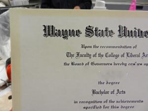 The Truth about Your College Store Diploma Frame