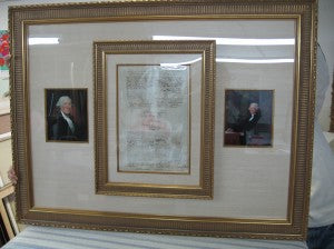 George Washington and Thomas Jefferson Signed Document