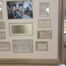 Load image into Gallery viewer, Complete Set of Colonial Currency of the Thirteen Original Colonies Museum Framed - Our Most Popular Offering!