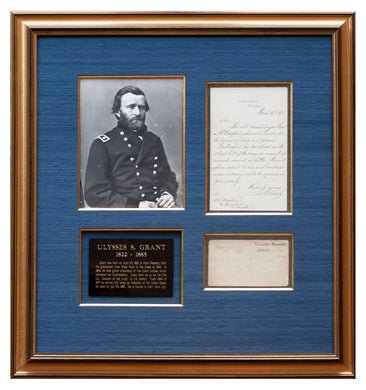 Ulysses S. Grant Signed Letter as President and Envelope