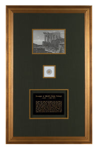 Ancient Coin framed