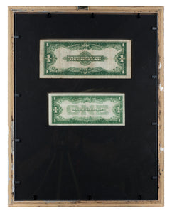 Framed paper money