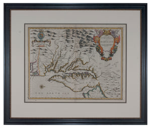 1676 Speed Map of Virginia and Maryland